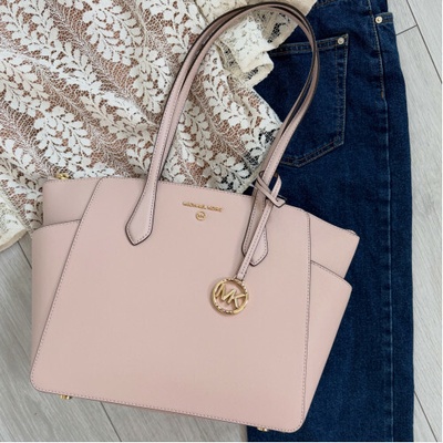 Michael Kors shopper kabelka Marylin pudrová ružová