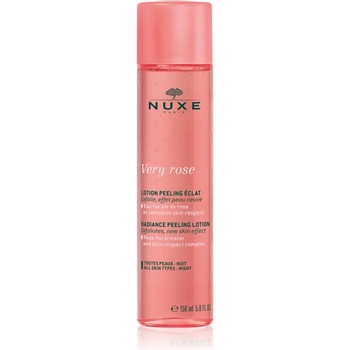 NUXE Very Rose Radiance Peeling Lotion озаряващ пилинг за всички типове кожа на лицето 150ml