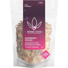 Sense Coco Bio kokosové čipsy malinové 40 g