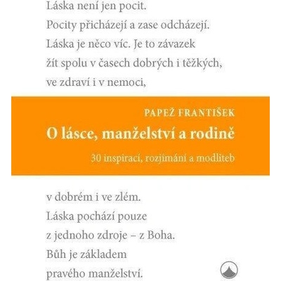 O lásce, manželství a rodině - 30 inspirací, rozjímání a modliteb, P