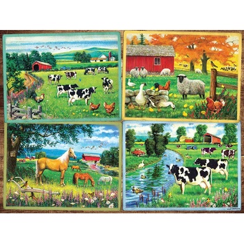 Image 1 of Cobble Hill - Puzzle Country Friends - 275 piese