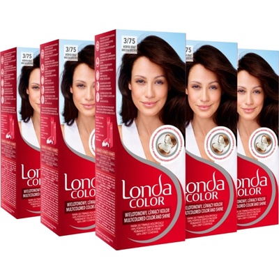 Londa Color barva na vlasy Mokka Hnědá 3/75 x5