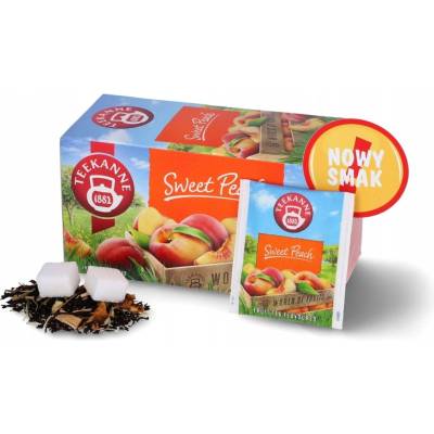 Teekanne ovocný čaj sladká broskyňa 20 x 2,25 g