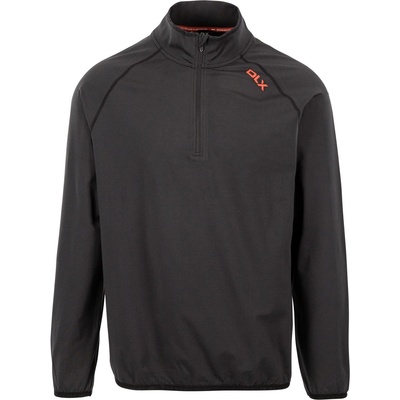 DLX Тениска DLX Men's Hulton Long-Sleeve Performance T-Shirt - Black