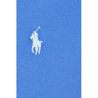 Ralph Lauren Памучна тениска Polo Ralph Lauren в синьо с изчистен дизайн 710671438 (710671438)