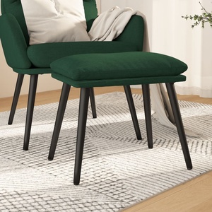 vidaXL Табуретка, тъмнозелена, 45x29, 5x35 см, текстил (341498)