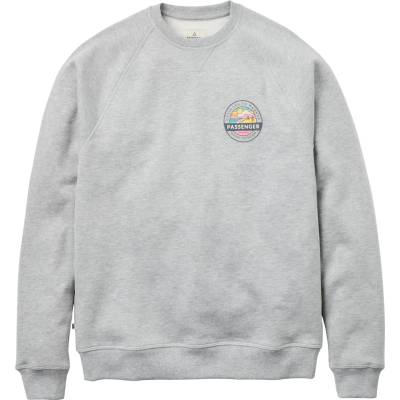 Passenger Мъжки пуловер Passenger Odyssey Organic Cotton Sweater Jumper - Mid Grey Marl (017-4301-0113)