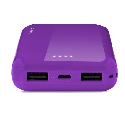 Ttec Външна батерия ReCharger S 10.000mAh Universal Mobile Charger - Лилава