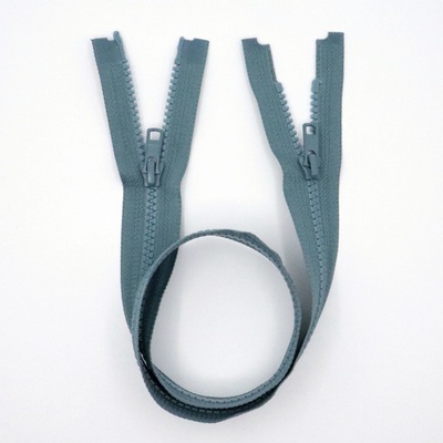 YKK Zip kostěný dělitelný dvoucestný VISLON® 85cm sv. šedá