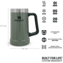 STANLEY The Big Grip Beer Stein 0,7 l