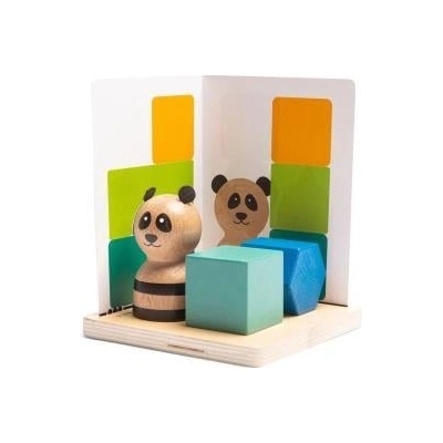 BS Toys Logické puzzle Panda