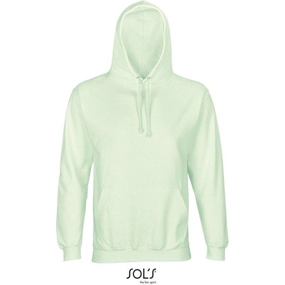 Sol's Condor Unisex mikina s kapuc. zelená creamy