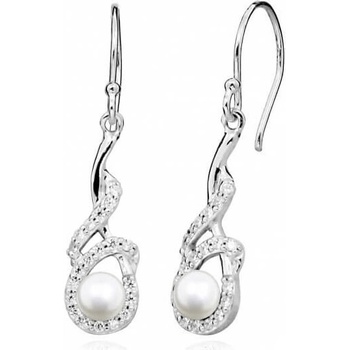 Silver Cat s perlou a zirkony SC414