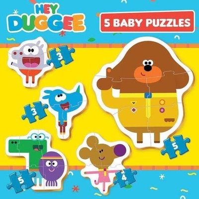 Educa Детски пъзел, Educa, Hey Duggee, 3/3/4/5/5 части (EDU19393)