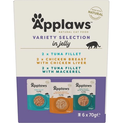 Applaws Variety Selection Пакетче за котки, избор в желе 6 x 70 г