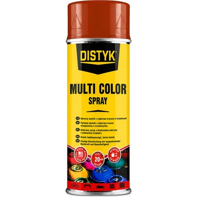 DISTYK Multi color spray 400 ml RAL8004 měděná hnědá TP08004D