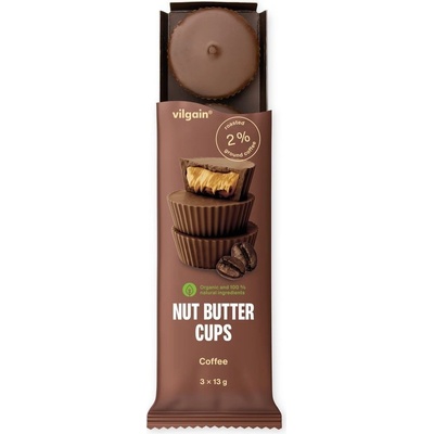 Vilgain Nut Butter Cups BIO kokos 39 g – Zboží Mobilmania