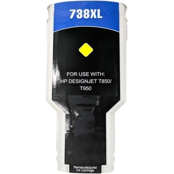 Compatible Съвместими касети с HP 738 676M8A жълт (yellow) (676M8A)