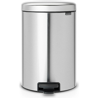 Brabantia Кош за смет с педал Brabantia NewIcon 20L, Matt Steel Fingerprint Proof (649046)
