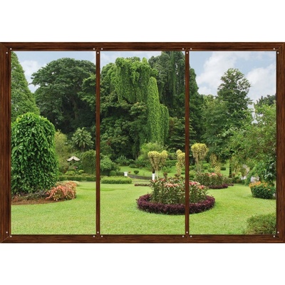AG Design FTNS-2456 Vliesová fototapeta Japonská zahrada rozměry 360 x 270 cm
