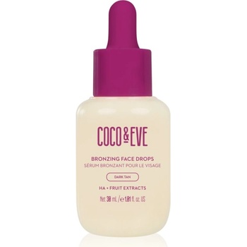 Coco & Eve Sunny Honey Bronzing Face Drops samoopalovací kapky na obličej Dark Tan 30 ml