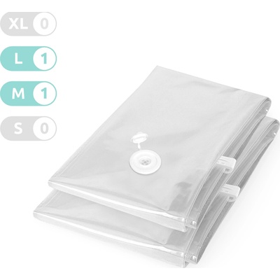 Compactor 2 ks COMPRESS 1x M 70 litrů 1x L 120 litrů RAN4432