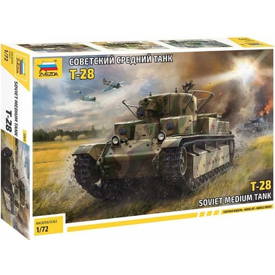 Zvezda T-28 Soviet Medium Tank 1:72