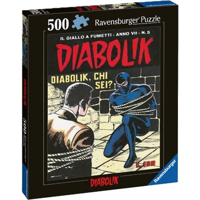 Ravensburger Пъзел Ravensburger от 500 части - Diabolik: Кой си? (12001510)