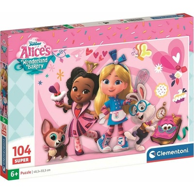 Clementoni Pekáreň Super Alice's Wonderland 104 dielov