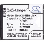 Cameron sino CANON NB6L LiIon - Батерия за фотоапарат, 3.7 V, 1000 mAh LiIon Cameron Sino; CS-NB6LMX (CS-NB6LMX)
