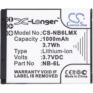 Cameron sino CANON NB6L LiIon - Батерия за фотоапарат, 3.7 V, 1000 mAh LiIon Cameron Sino; CS-NB6LMX (CS-NB6LMX)