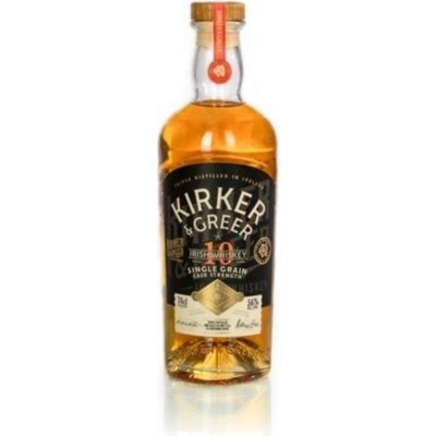 KIRKER & GREER 10y Single Grain CASK STRENGHT 0,7 l 56% (holá láhev)