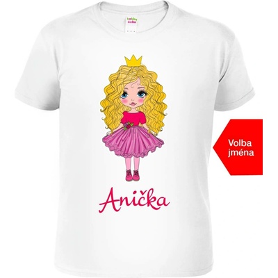 Hobbytriko Tričko pro holčičku se jménem Bílá 00