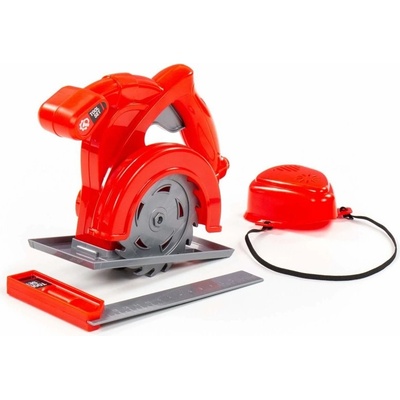 Lean Toys detská kotúčová píla s príslušenstvom červená