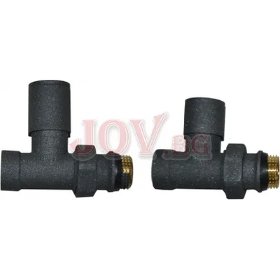 THS Thermostyle Радиаторен сет lux duo black ths 1/2 прав