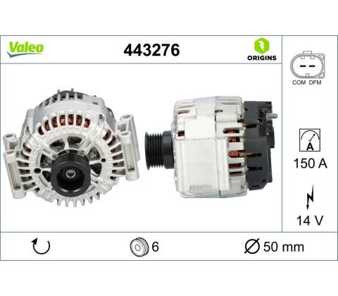 Alternátor VALEO 443276