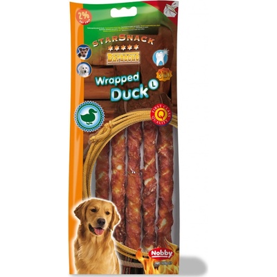 Nobby StarSnack Barbecue Wrapped Duck Large tyčinky 25 cm / 128 g