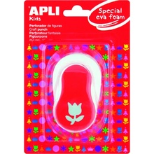 APLI Děrovačka na pěnovku tulipán červená