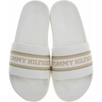 Tommy Hilfiger dámské pantofle krémové