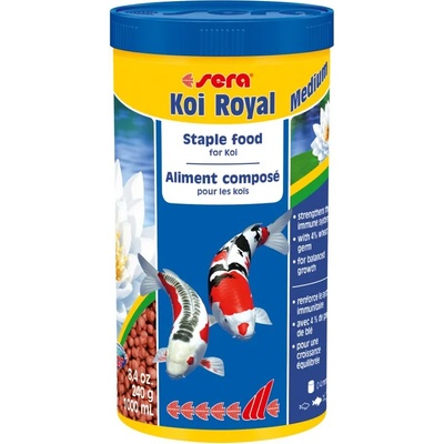 Sera Koi Royal large- Храна за Кои и други езерни риби 3800 мл