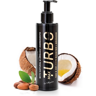 MegaTan Натурален Лосион за Солариум MegaTan Max-Turbo, с бронзант, 160мл