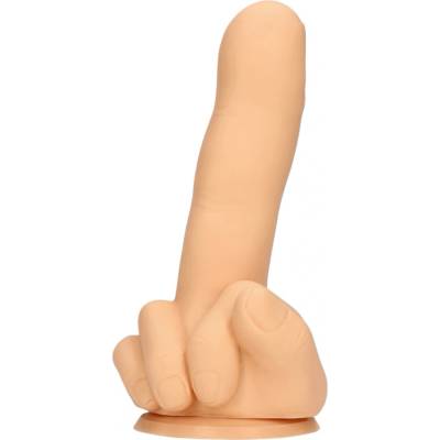S Line dildo na prostřední prst přírodní