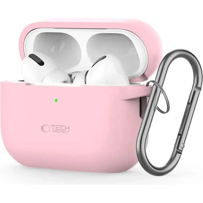 Tech-Protect Силиконов калъф Tech-Protect за Apple AirPods Pro 1 / 2 - розов (5906302313341)