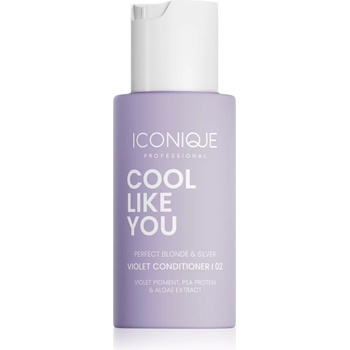 ICONIQUE Professional COOL LIKE YOU Perfect Blonde & Silver Violet балсам неутрализиращ жълтеникавите оттенъци 70ml