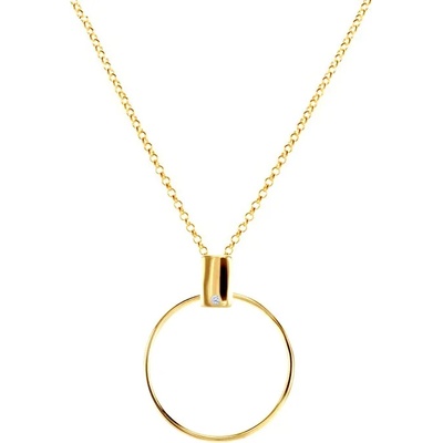 SAVICKI Колие savicki: позлатено сребро. кубичен цирконий