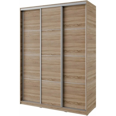 Nejlevnější nábytek Barnaba s posuvnými dveřmi 150 cm dub sonom