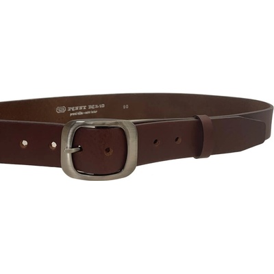 Penny Belts kožený opasek 99R43 hnědý