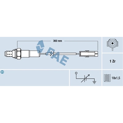 Lambda sonda FAE 77101