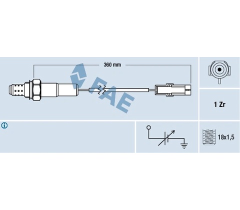 Lambda sonda FAE 77101