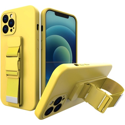 Samsung Калъф Rope Case за Samsung Galaxy A12/Galaxy M12 - Жълт KP11323